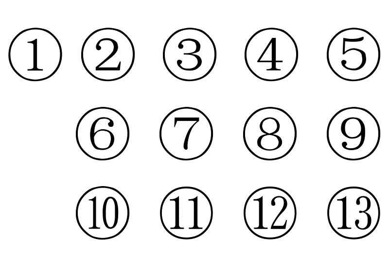 数字符号大全