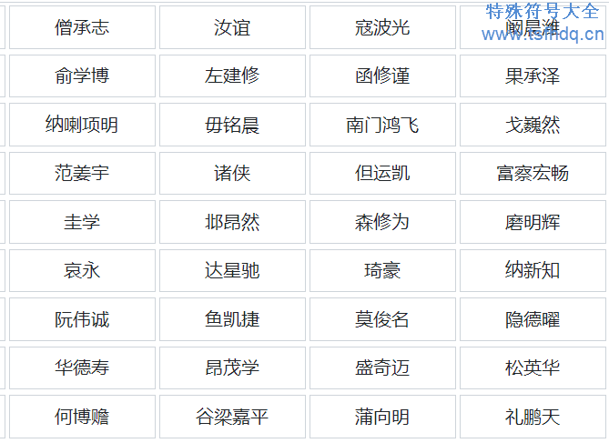 好听的网名男