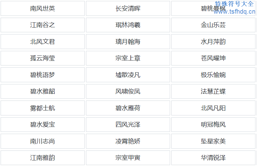 改善运气的昵称
