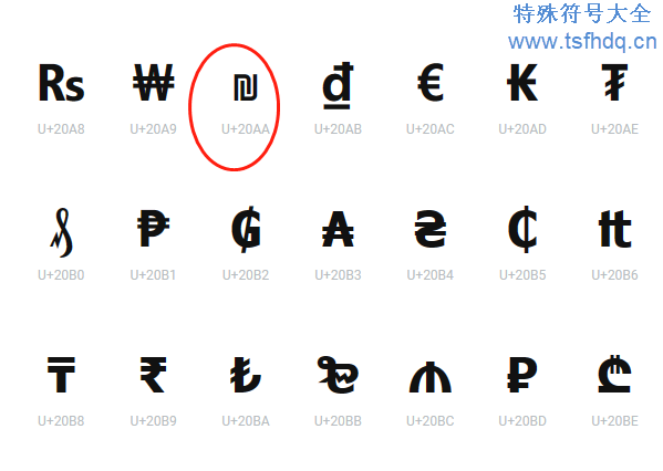 谢克尔货币符号?
